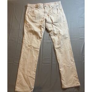 JOHNNIE O Mens Beige Straight Leg Casual Chinos Pants Size 38